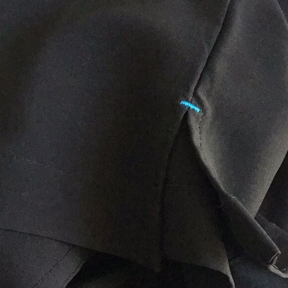 Scrub pants size Small black ‘Med Couture’ boot cut/flare stretchy quick dry - Picture 7 of 7